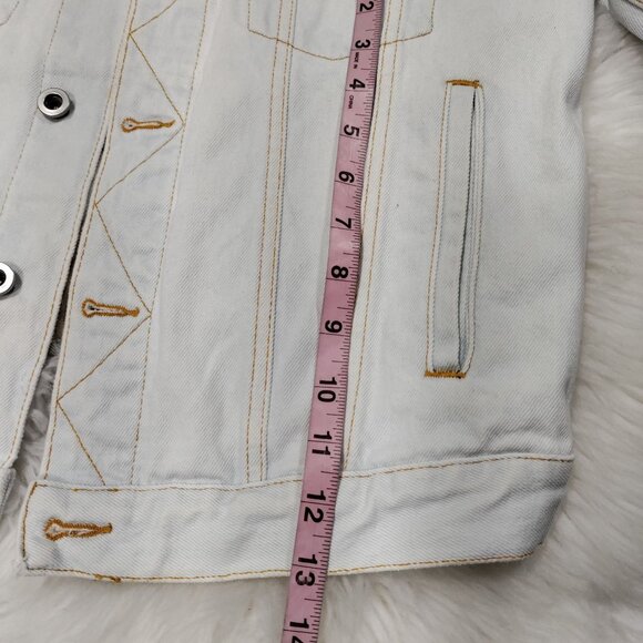 Diesel Men's Light Blue Denim Trucker Jacket Size Large - Picture 14 of 15